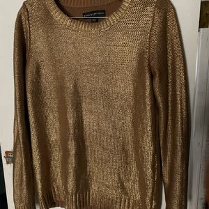 Metallic Gold Sweater
